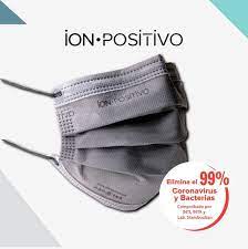 Barbijo ion positivo pack x3 unidades 